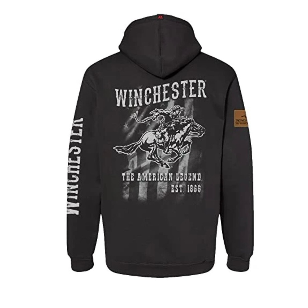 Winchester American Legend Black Graphic Pullover Hoodie 3XL